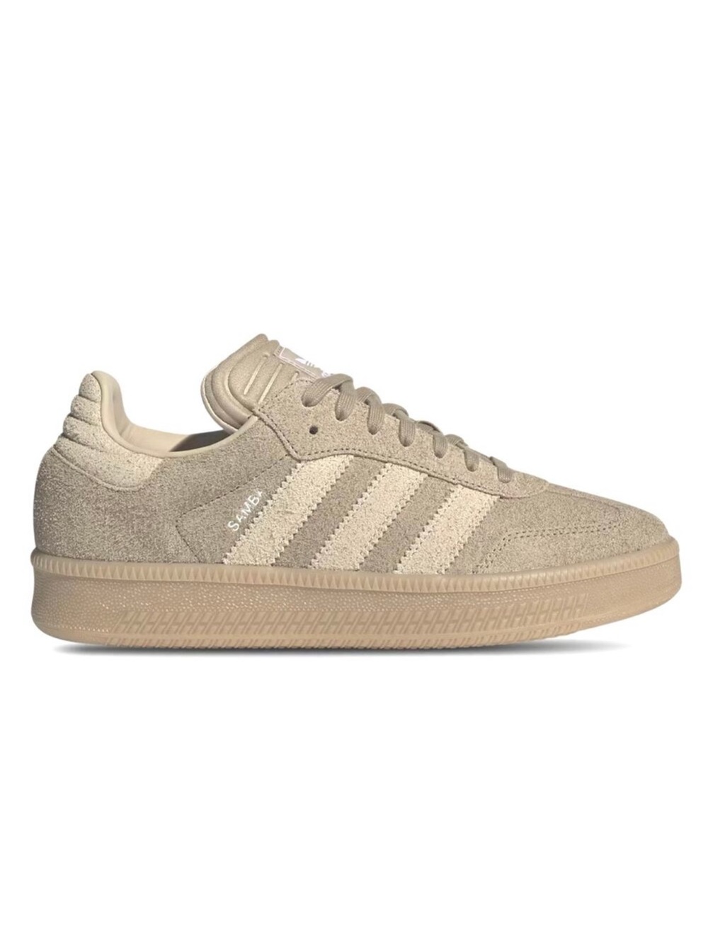 adidas Samba Suede Sneakers — Beige/Tan - Picture 2 of 10